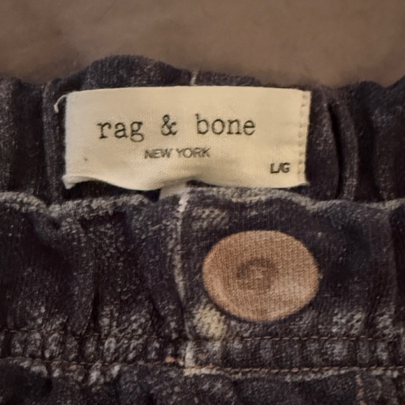 Rag & Bone Faded Black Miramar Joggers - Picture 2 of 6